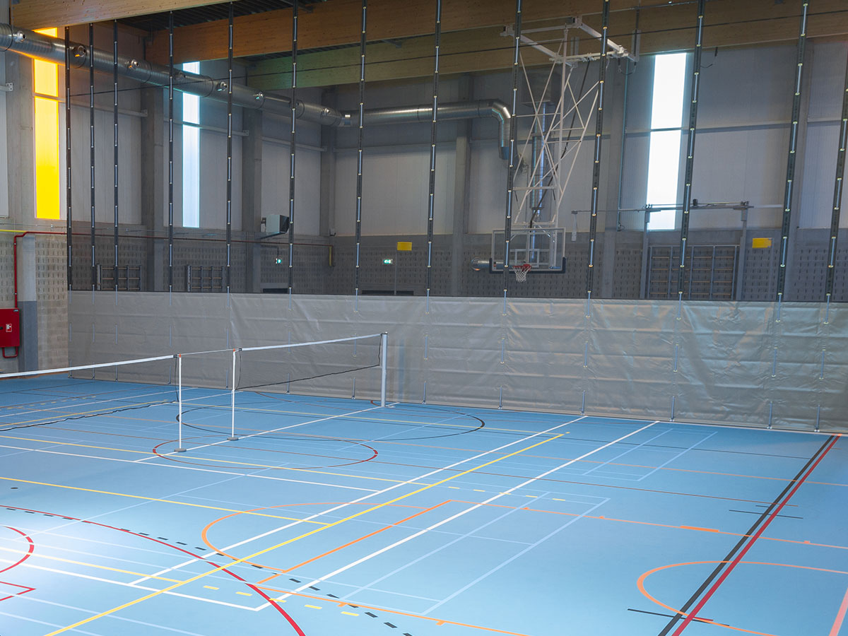 Filets de séparation salle de sport : gymnase, tennis, tir à l'arc : filets  de protection pour le sport