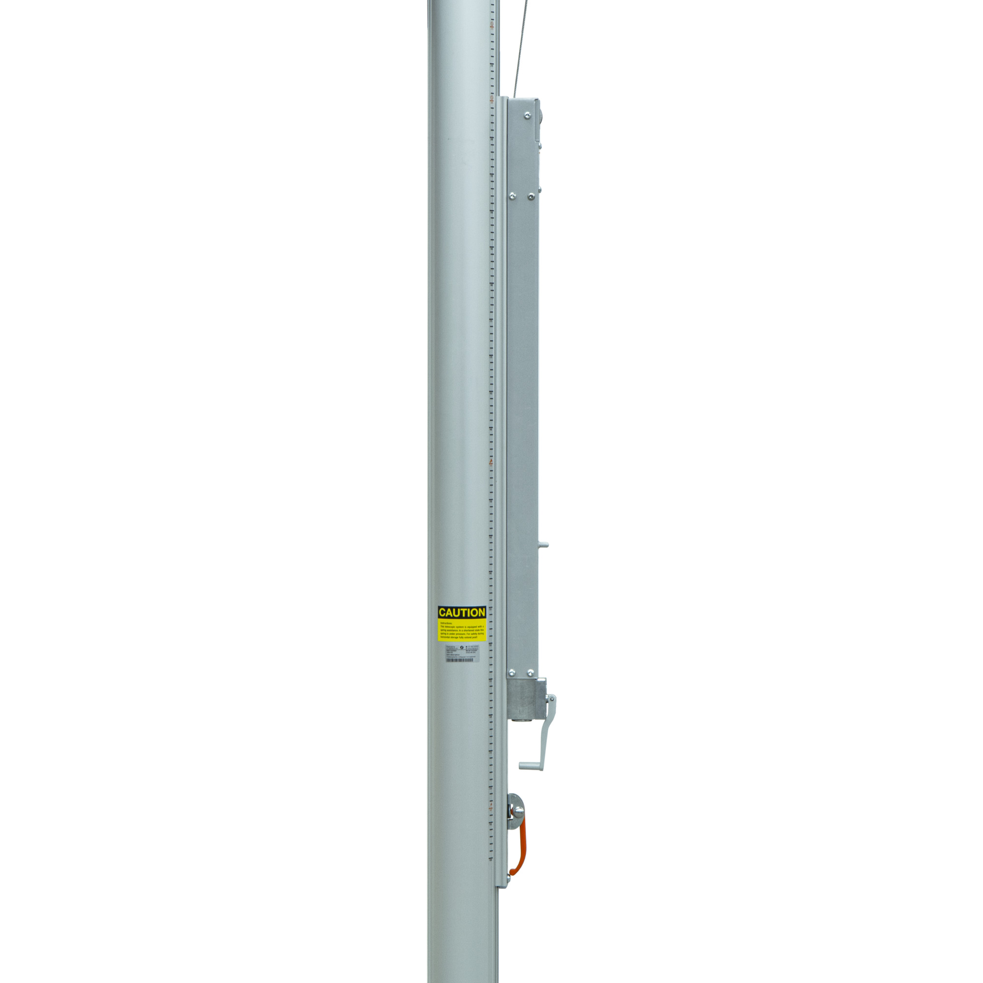 Telescopic Volleyball post with TCS quick-tension equipment