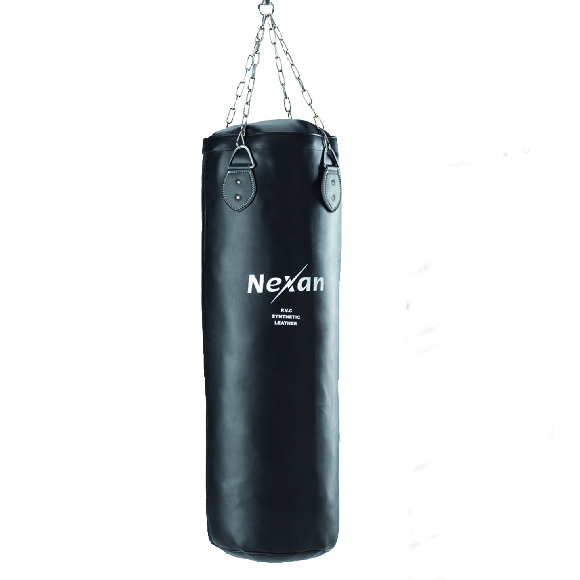 Punching bag artificial leather Nexan, 90x30 cm, black