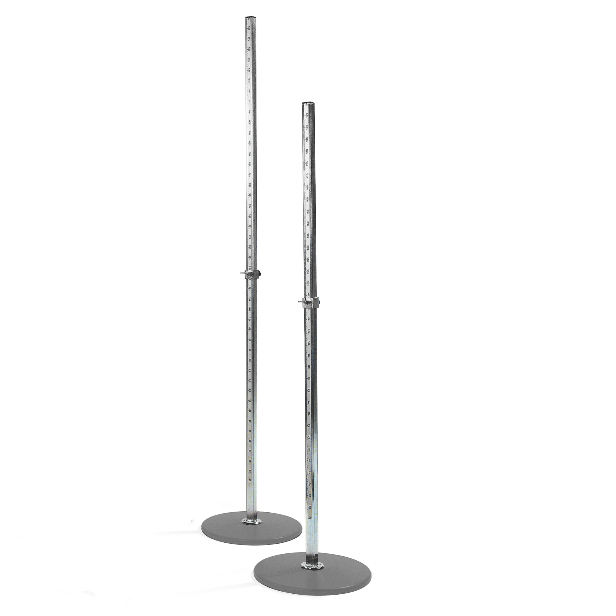 High-jump post with dish base, 250 cm