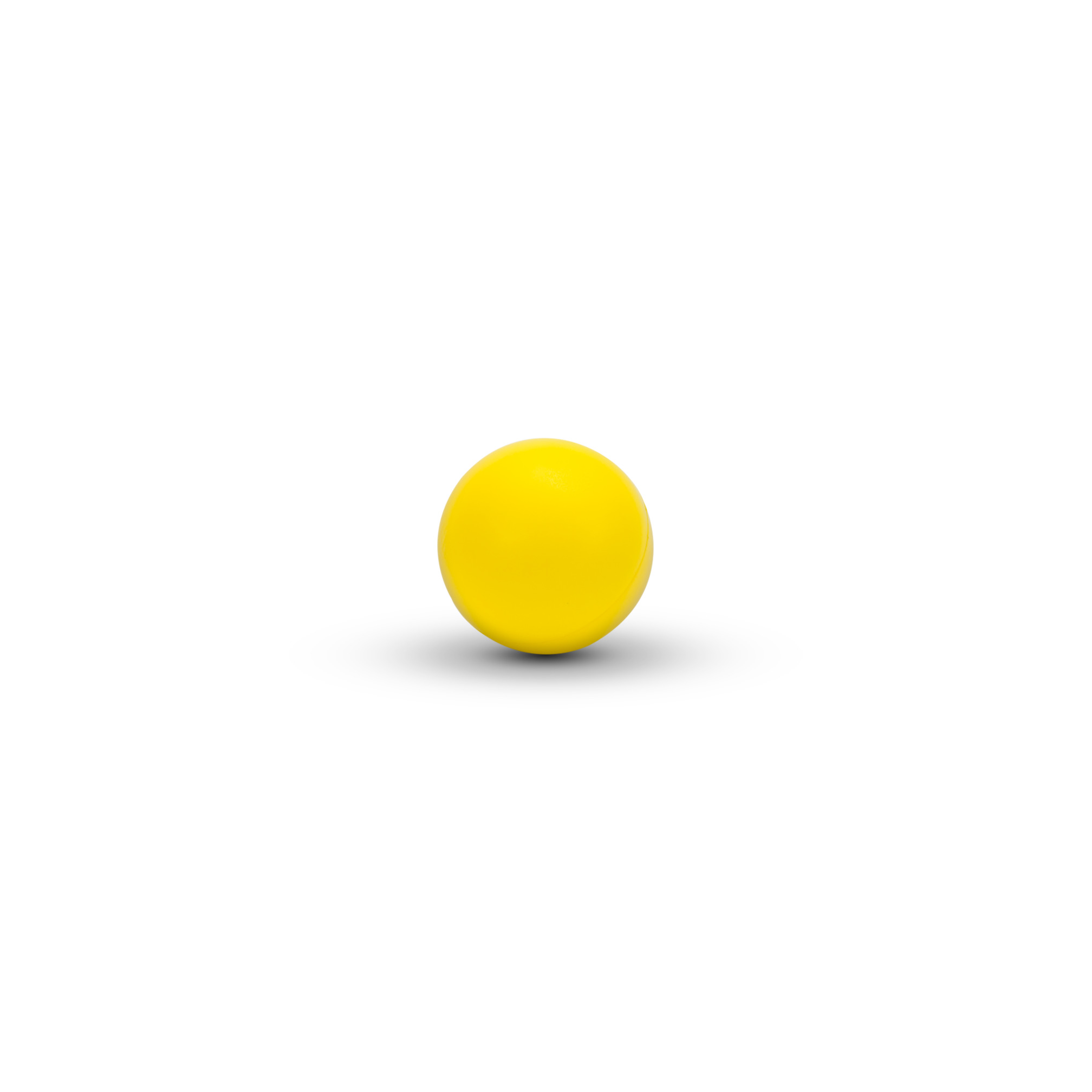 Schaumstoffball mit glatter Haut, ø 7 cm, gelb