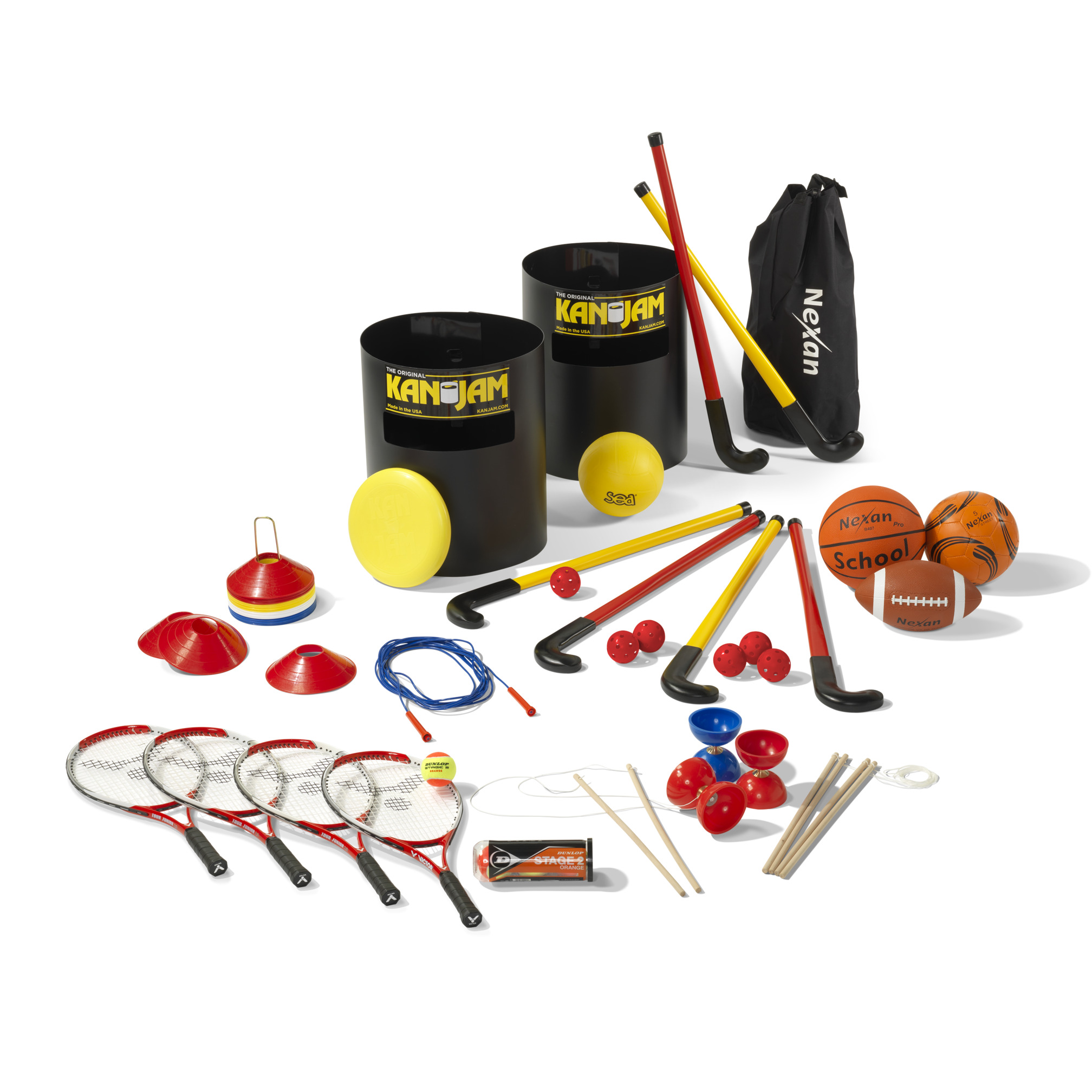Value-for-money set of secondary school playground items