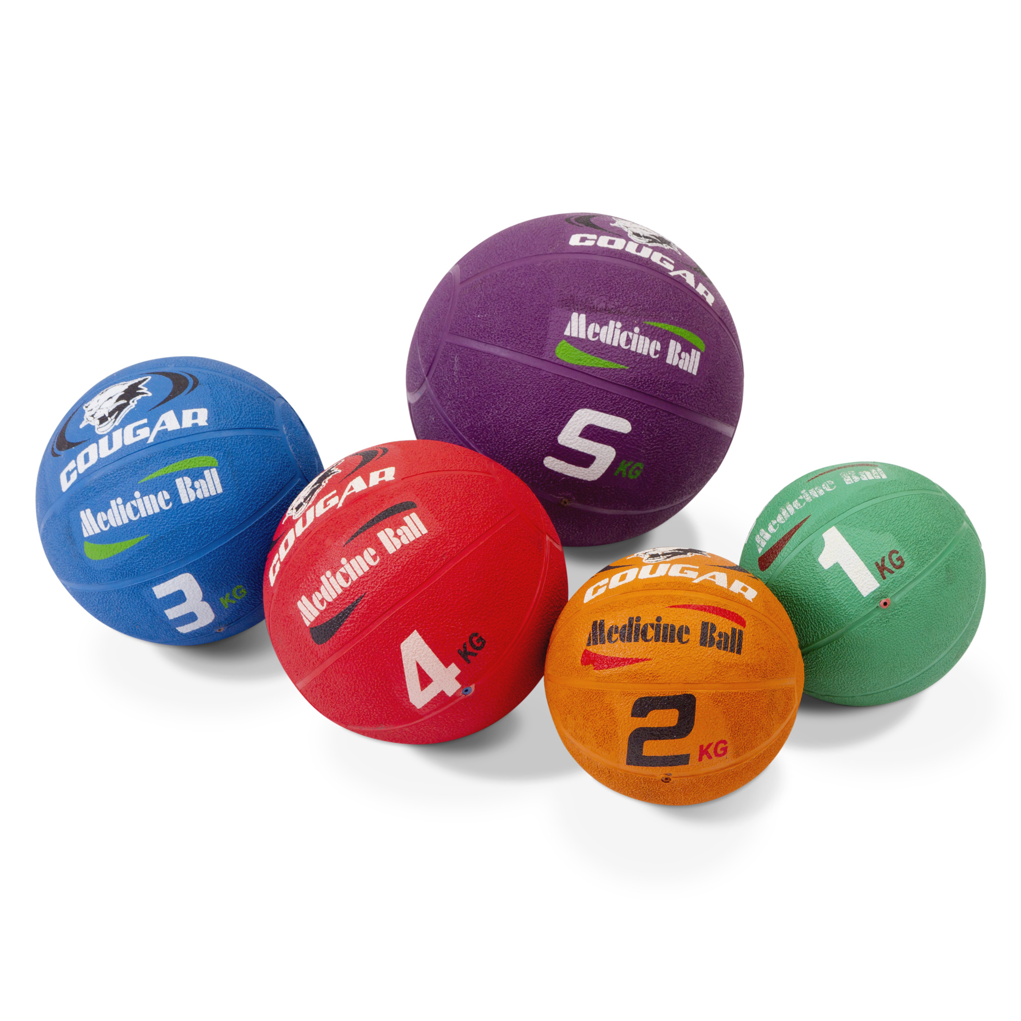 Medicine ball rubber, 4 kg, ø 23 cm