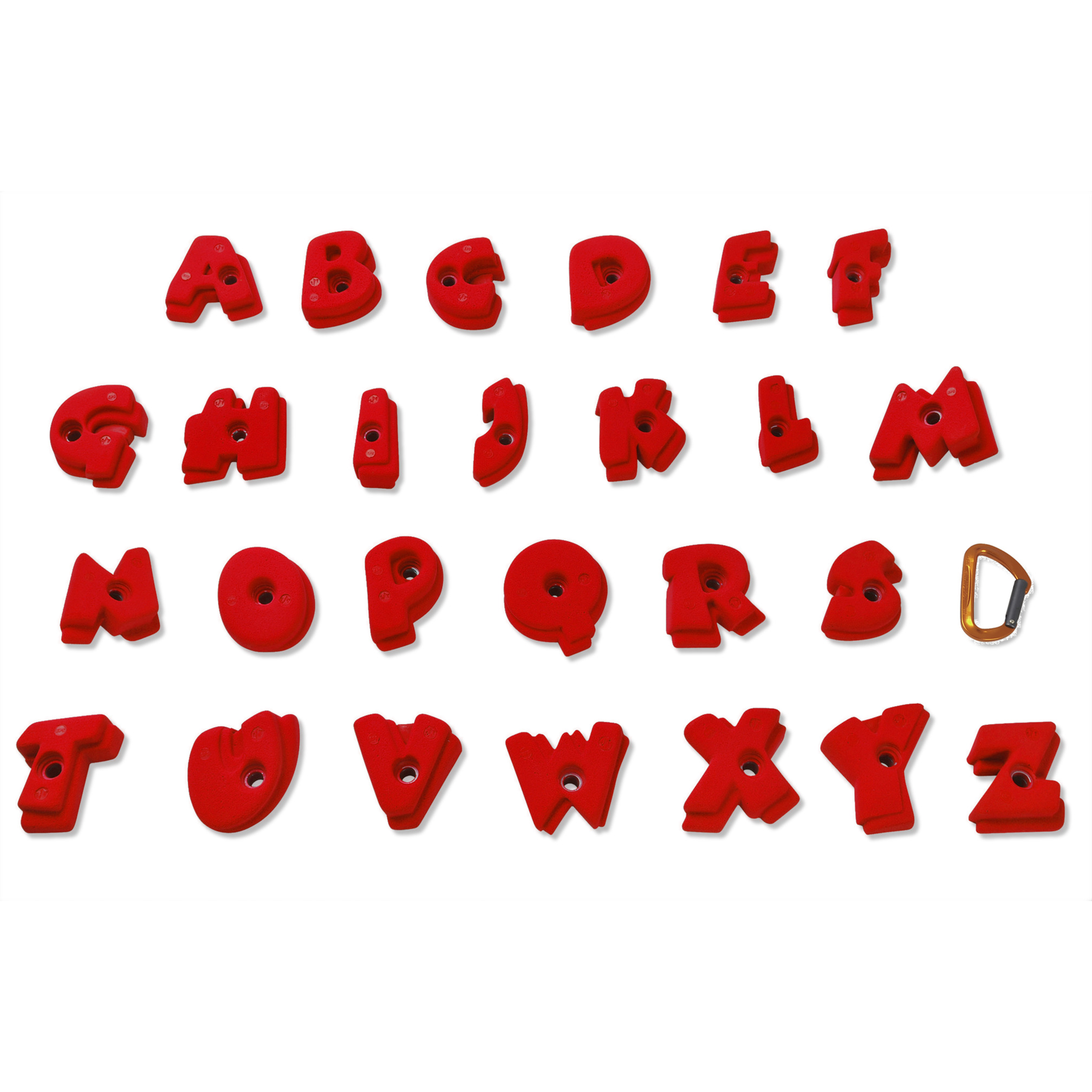 Klettergriffe-Set Alphabet