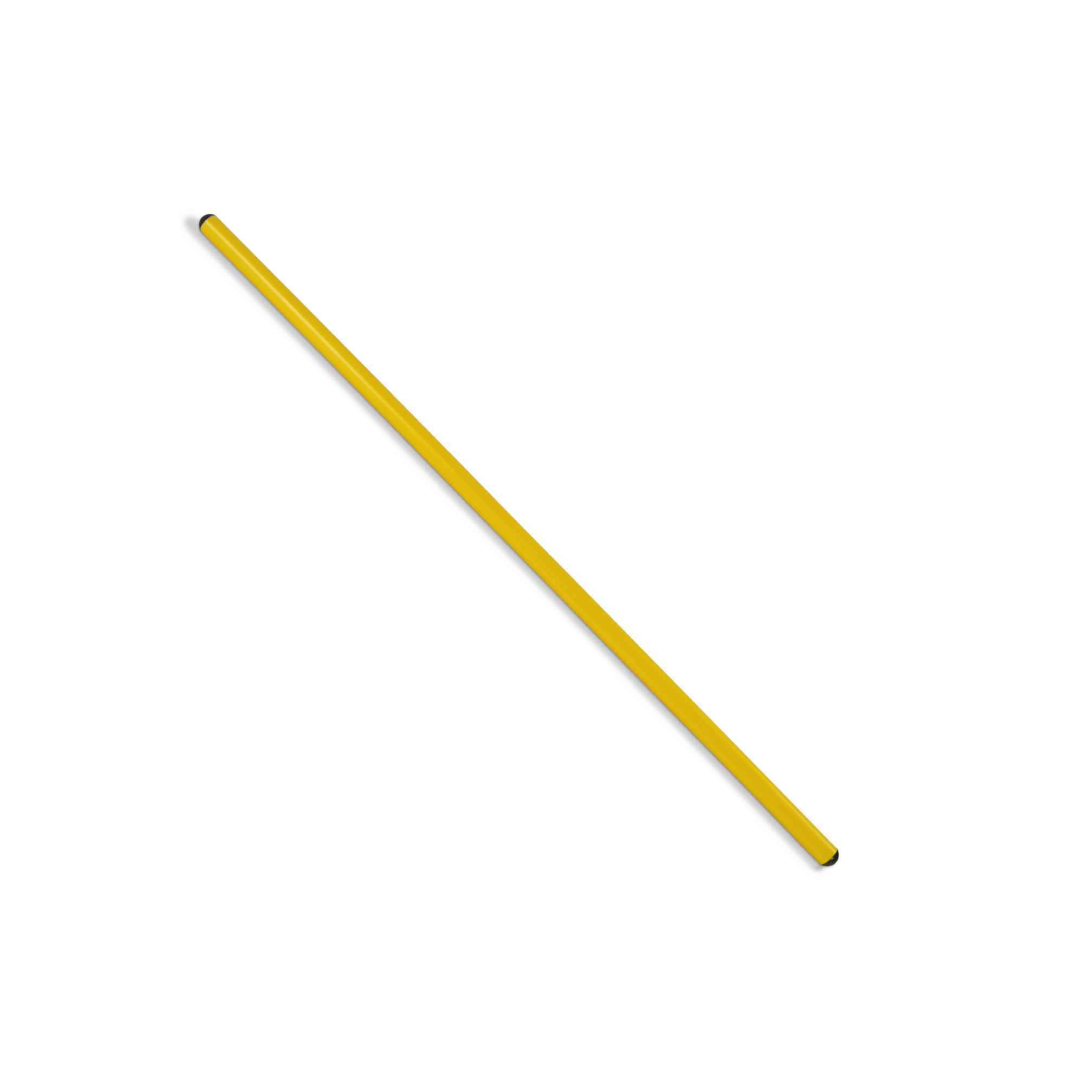 Exercise stick PVC, 100 cm, yellow