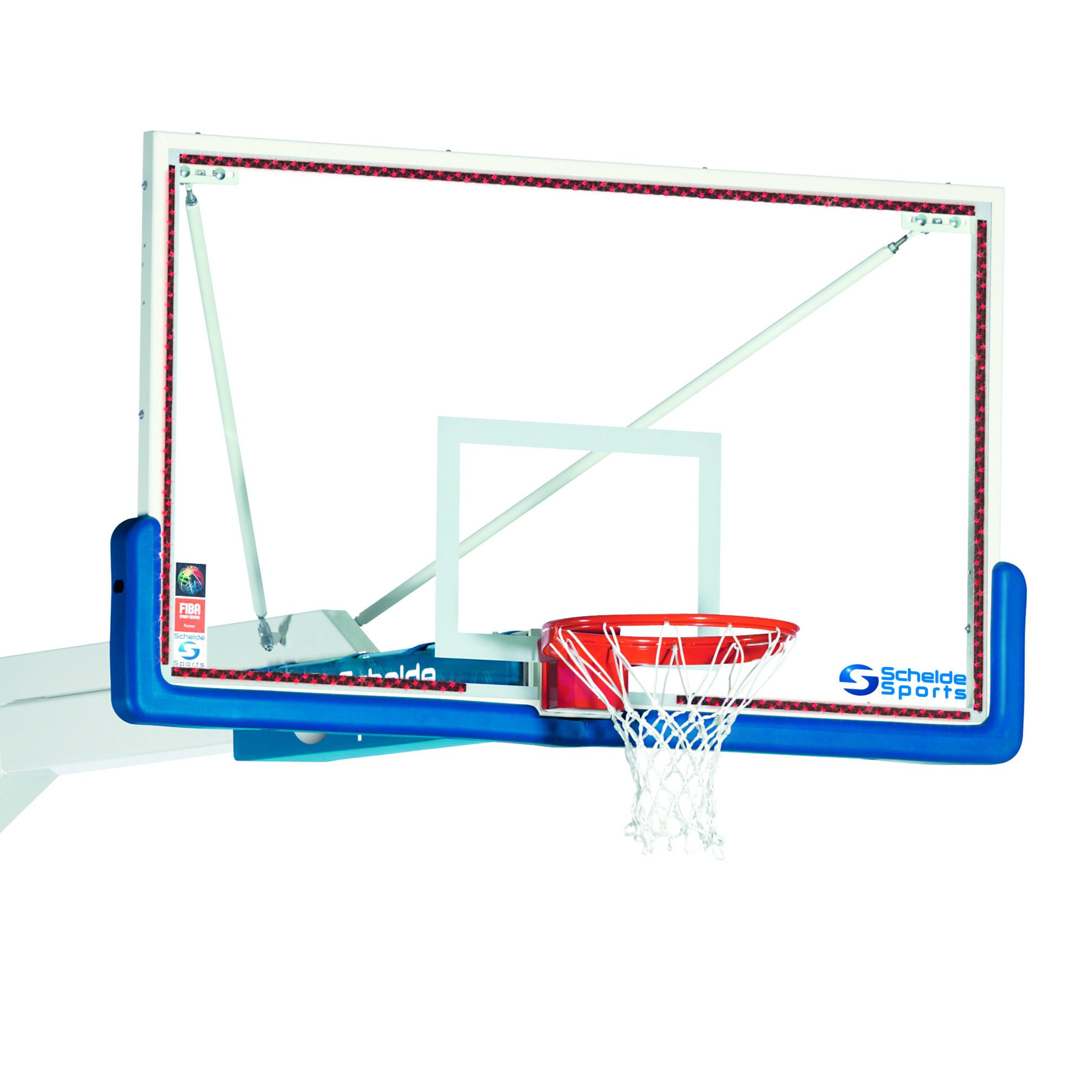 Basketball board LED strips Red 180x105, Set of 2.