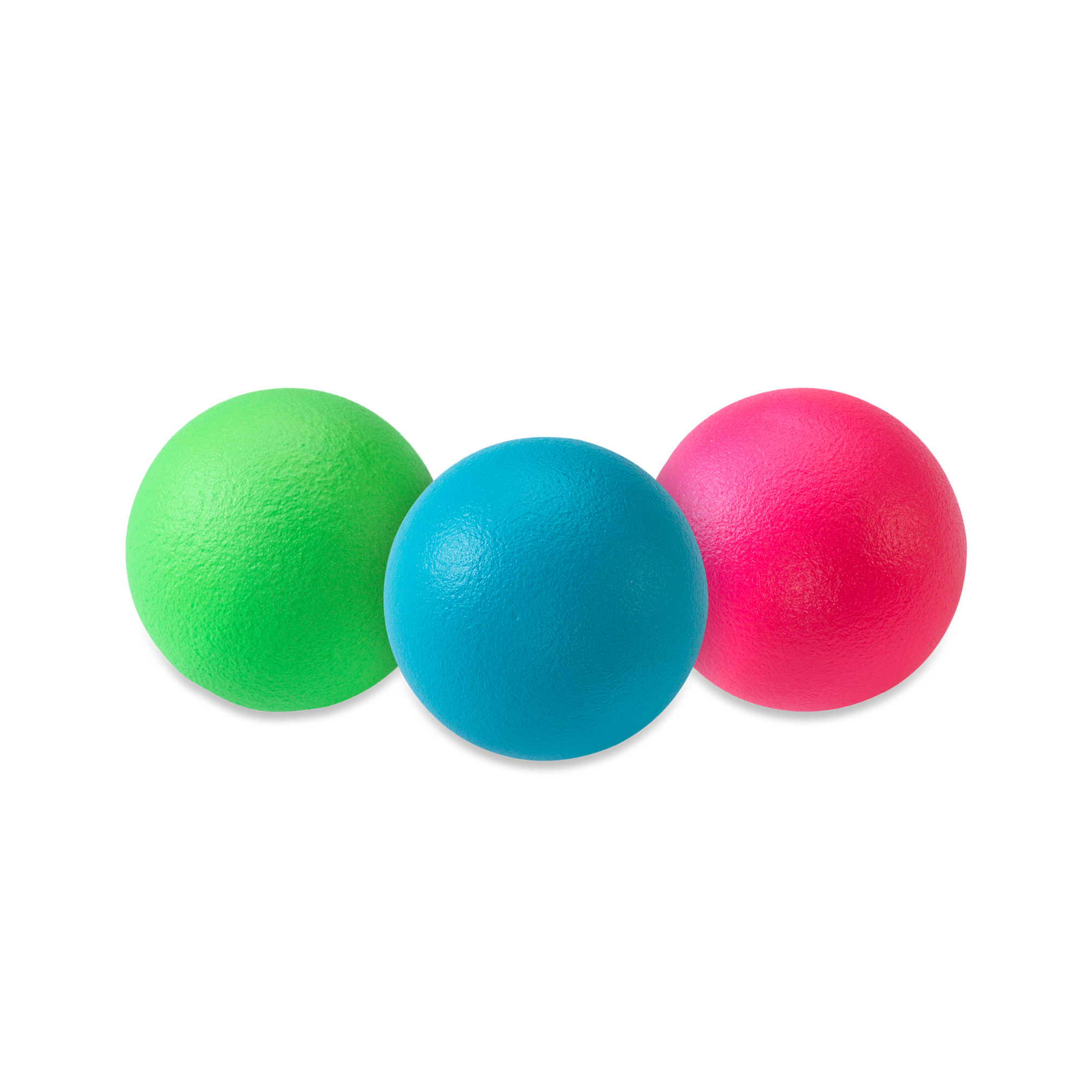 Ballon en mousse avec revêtement, ø 21 cm, bleu neon