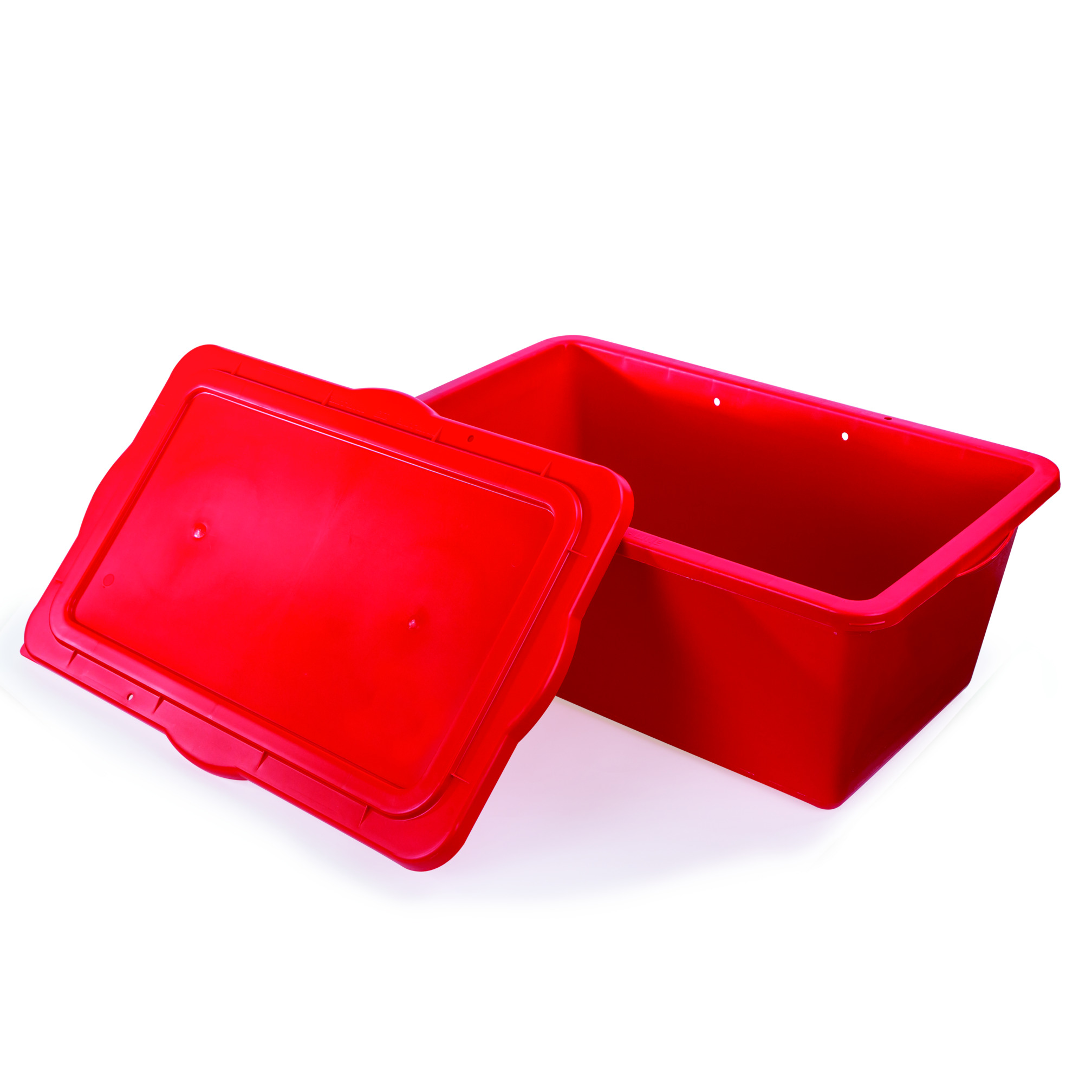 Deckel für Materialbox rot