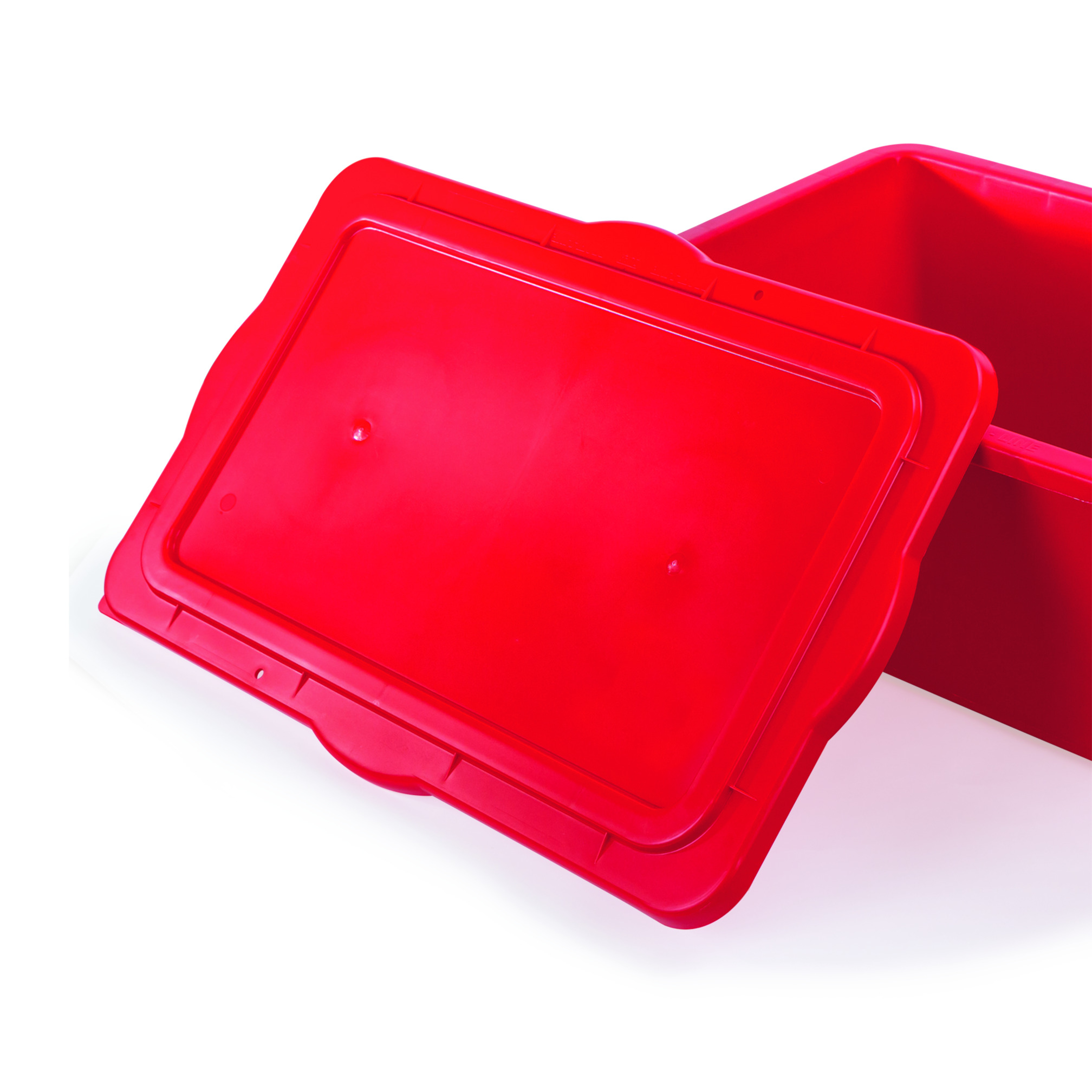 Lid for equipment box, red