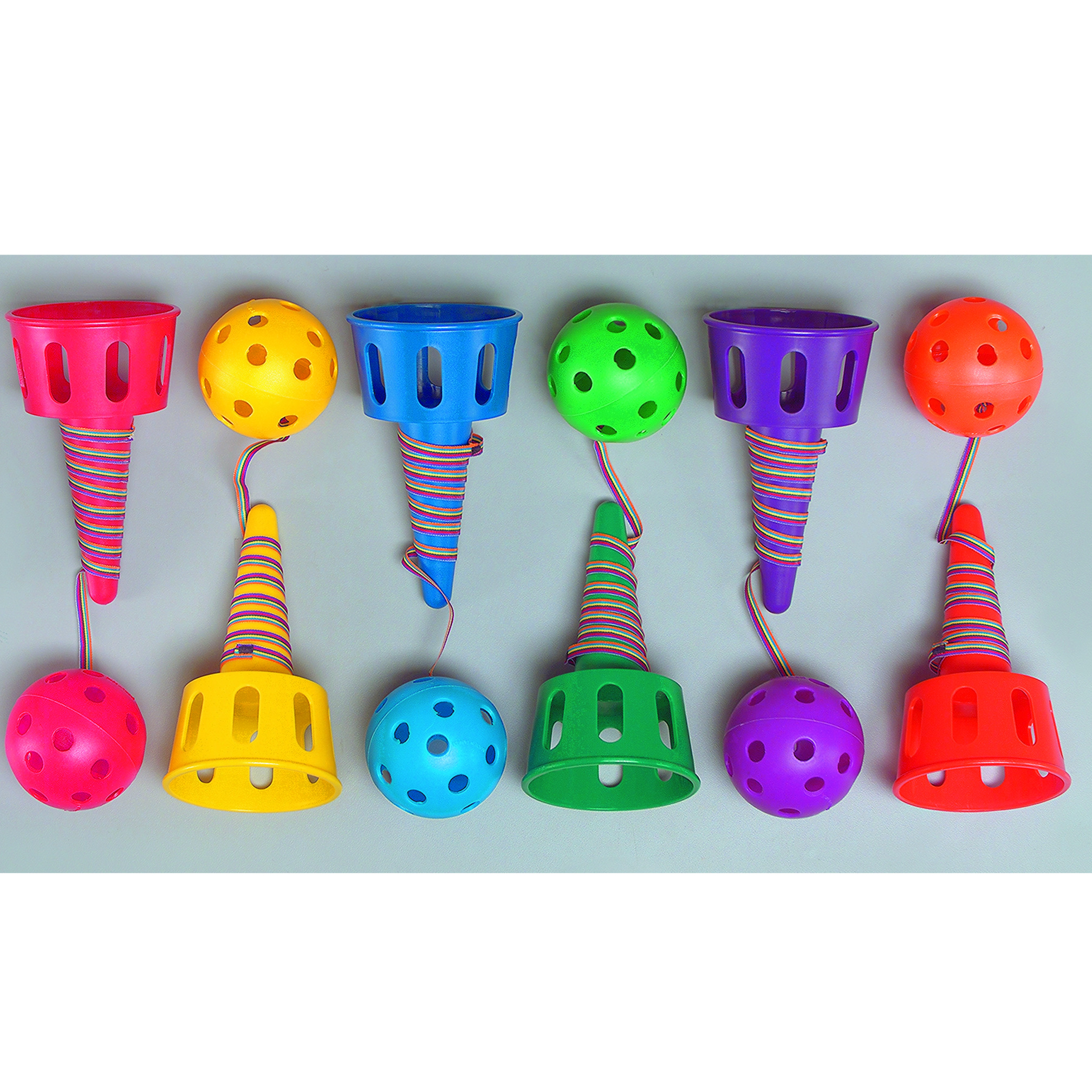 Cup-and-ball, set of 6