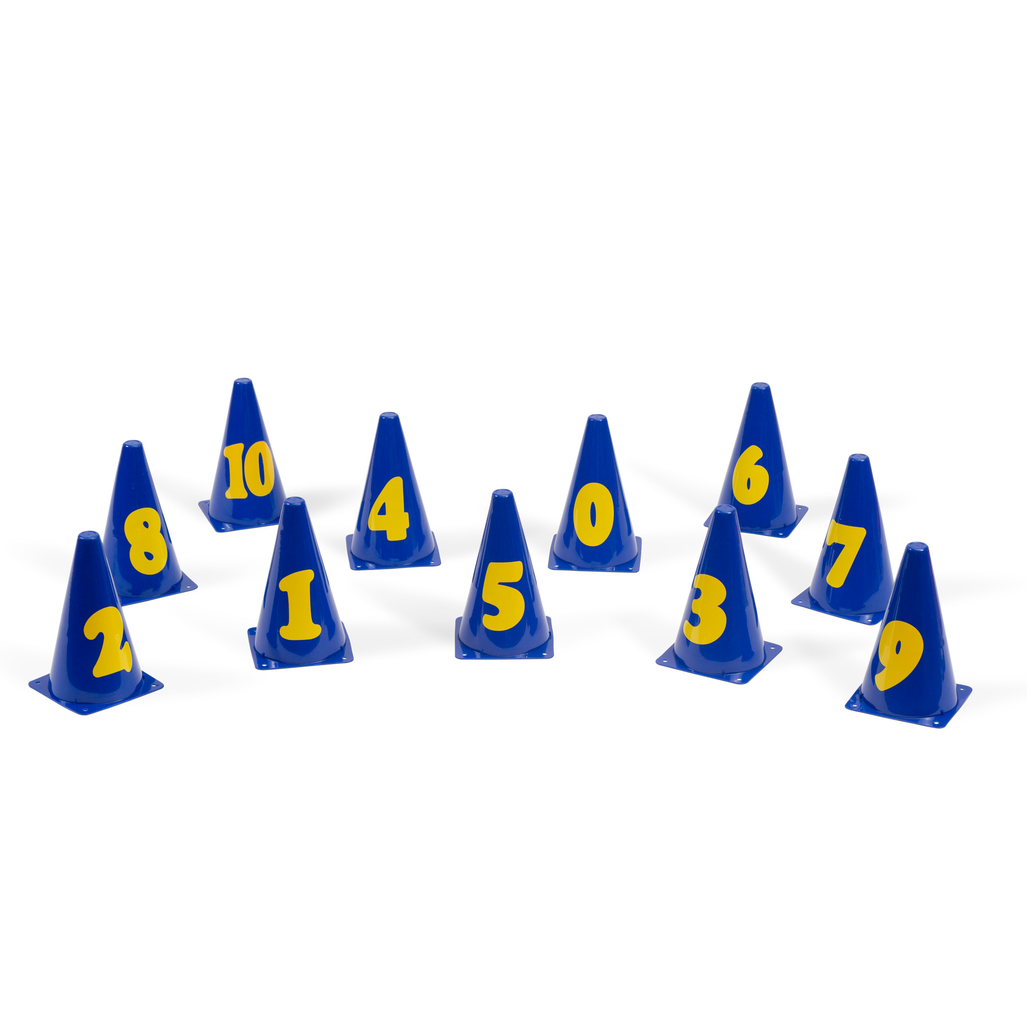 Numbers' cone set, numbered 0-10 (11 pcs)