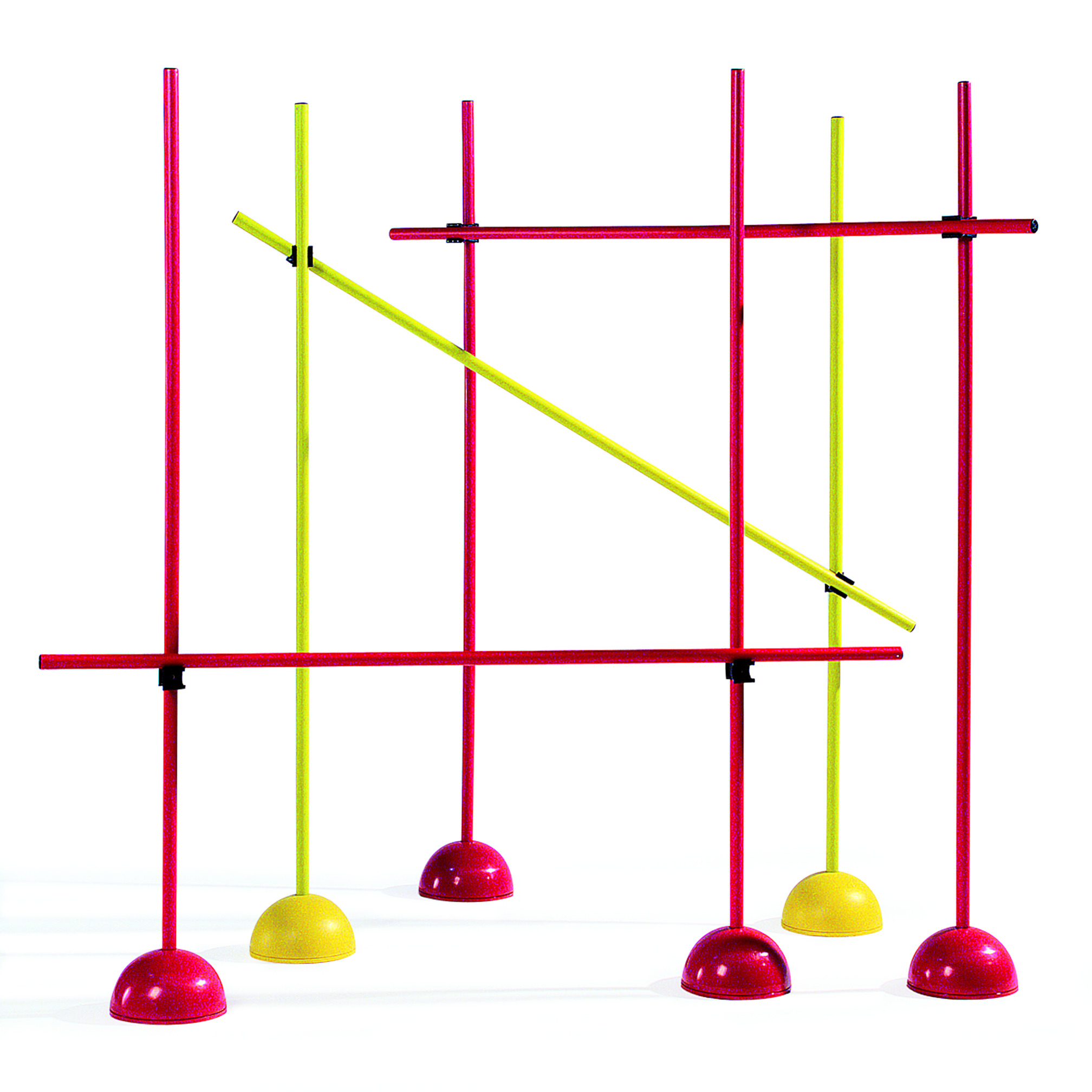 Set of combi poles, yellow